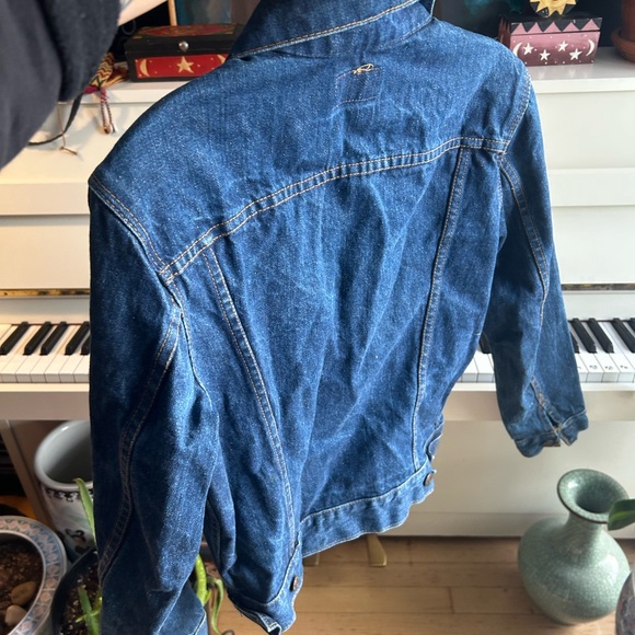 Levi's 90s Classic Blue Denim Trucker Jacket Size 38 - Picture 12 of 13